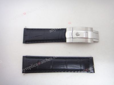 Copy Rolex Leather Strap Replacement for Rolex Datejust watches